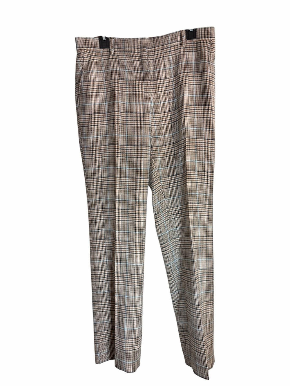 Akris Punto Straight Leg Plaid Trousers